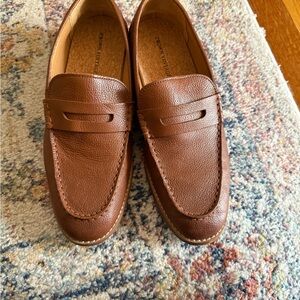 Crown Vintage Brown Leather Slip-Ons
